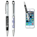 iCrystal Stainless Steel Pen w/ Stylus